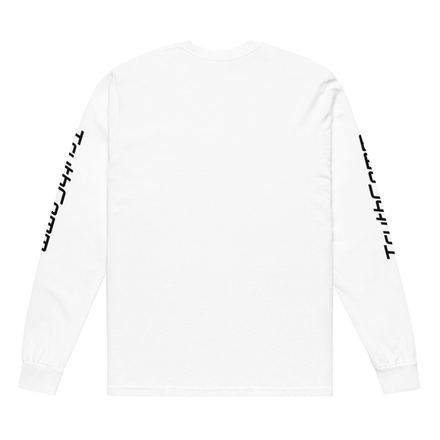 Garment-dyed heavyweight long-sleeve shirt