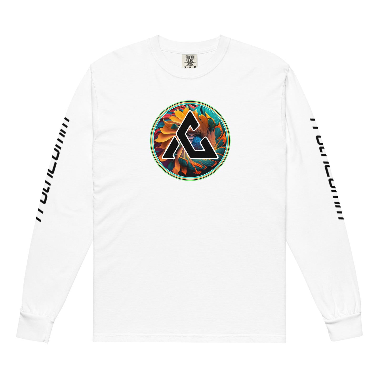 Garment-dyed heavyweight long-sleeve shirt