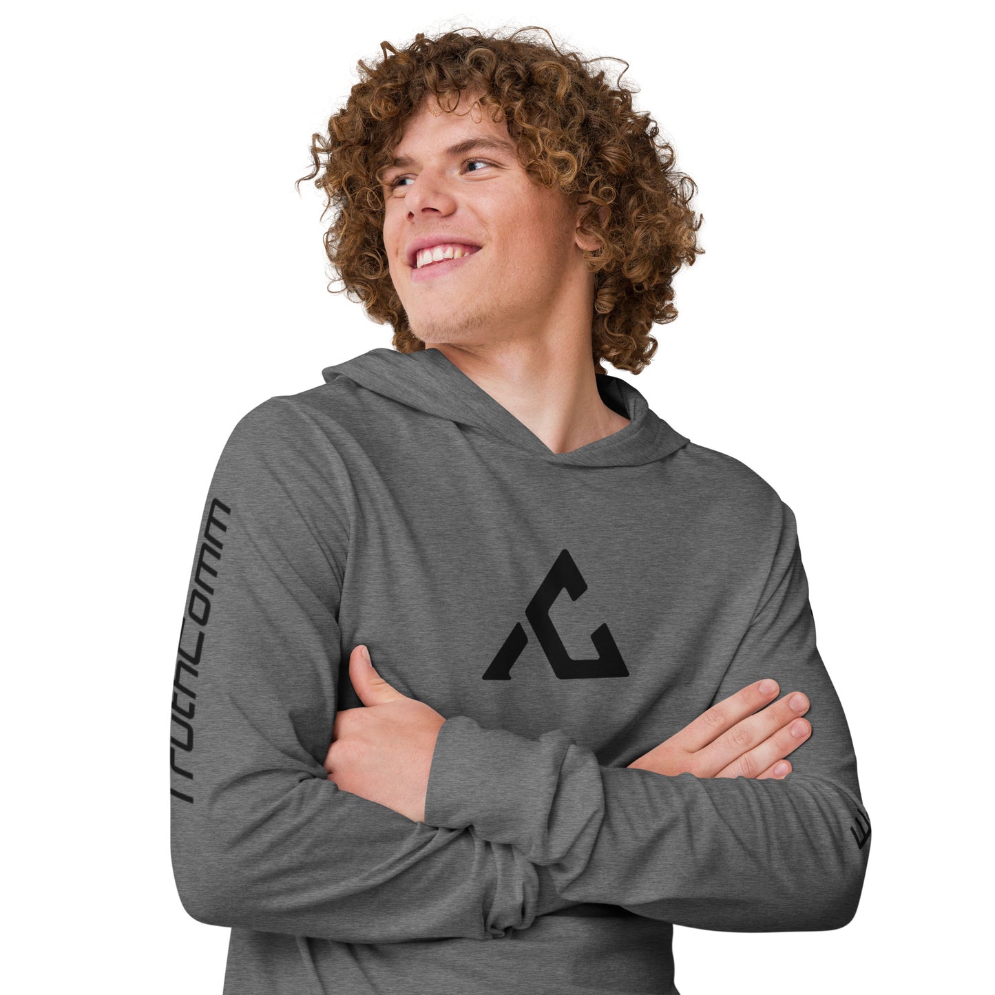 Hooded long-sleeve tee