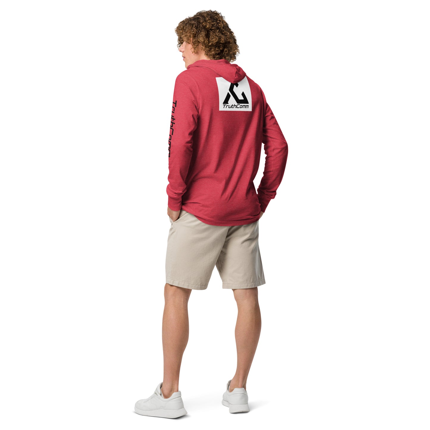 Hooded long-sleeve tee