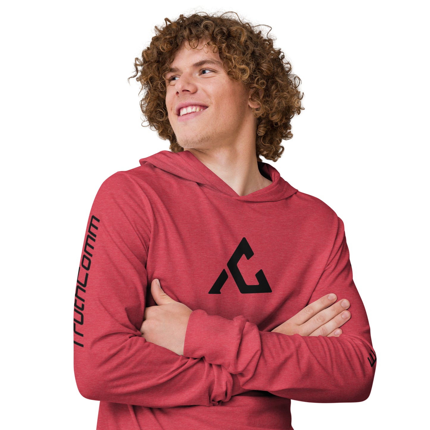 Hooded long-sleeve tee
