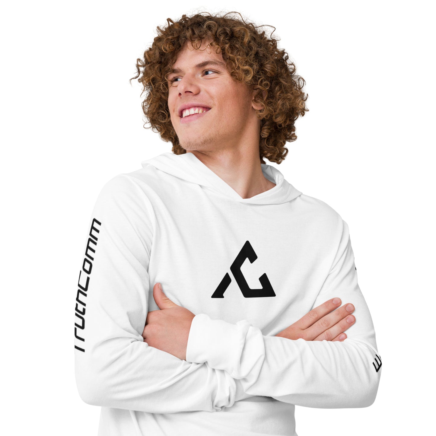 Hooded long-sleeve tee